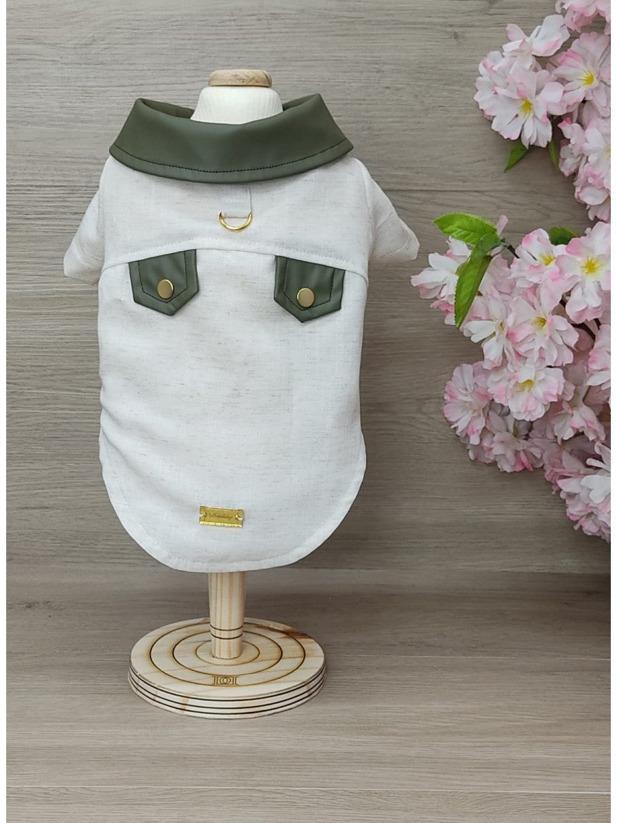 CAMISA LOVE LINHO/VERDE