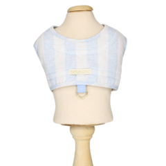 Colete Peitoral e Guia Pata Chic - Linn Azul