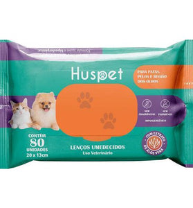 LENCO UMEDECIDO HUSPET - 80 FOLHAS