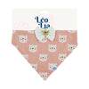 Bandana Clássica Fêmea Urso Rosê
