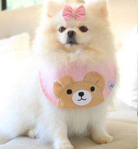 Bandana Luxo Ursinho Rosa