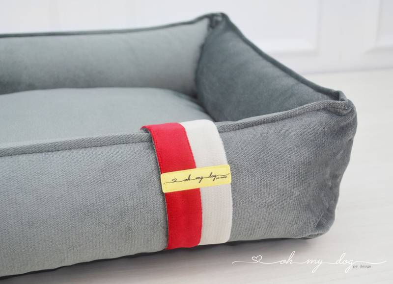 Cama Listras Cinza