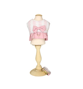 Colete Peitoral e Guia Pata Chic - Linn Rose