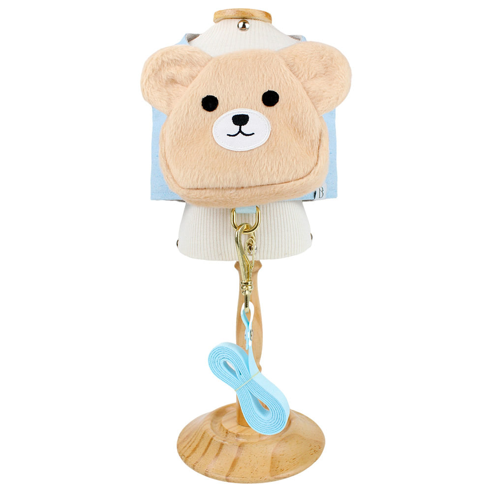 Colete Mochila Ursinho Azul