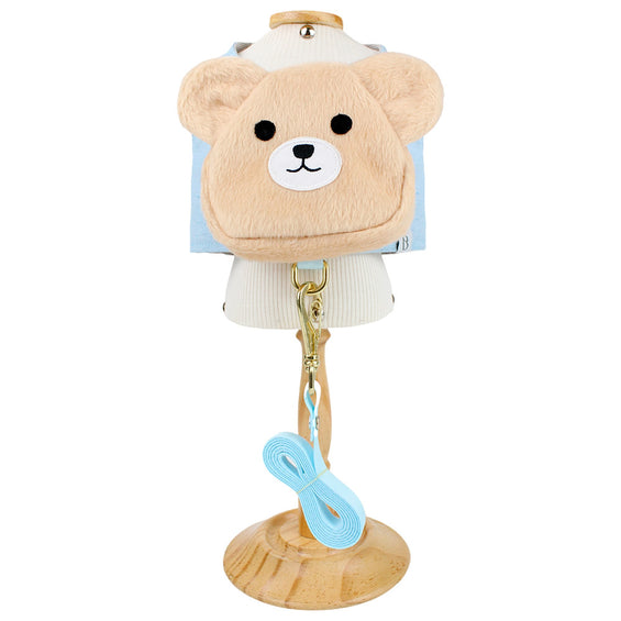 Colete Mochila Ursinho Azul