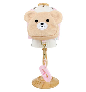 Colete Mochila Ursinho Rosa