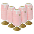 Casaquinho Soft Xadrez Rosa