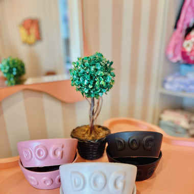 Comedouro/Bebedouro Cerâmica Woof