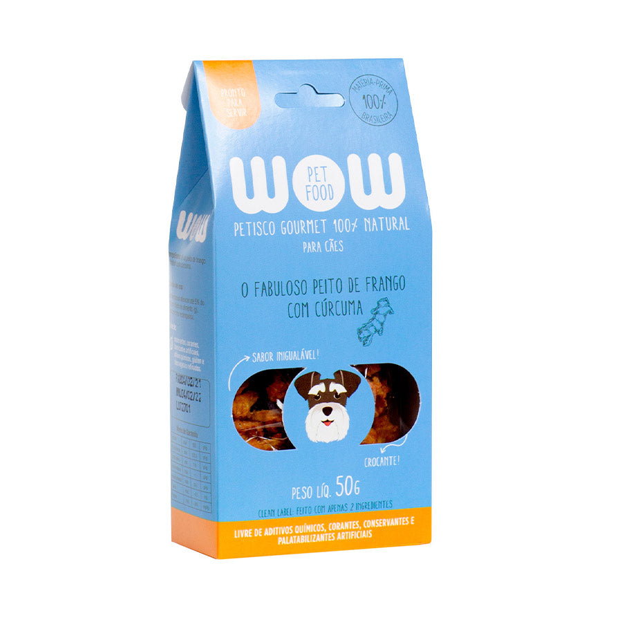 Wow Petisco Gourmet 100% Natural para Cães