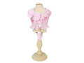 COLETE PEITORAL E GUIA PATA CHIC DOCE FLOR
