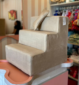 Escada para Pet em Tecido Suede