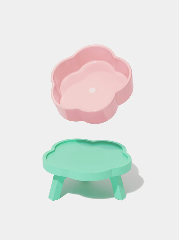 Comedouro/Bebedouro Flora Ceramica Pet Bowl M