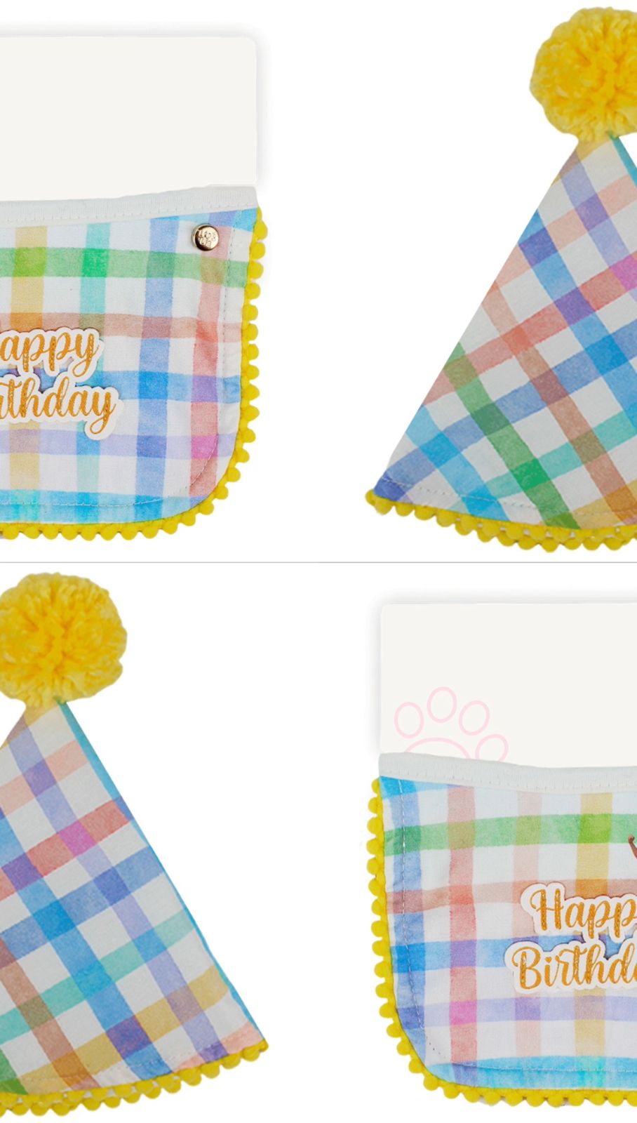 Kit Chapéu e Bndana Aniversário