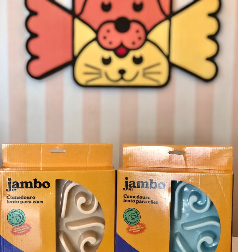 Comedouro Jambo Lento  para Cães