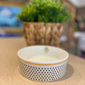 Comedouro porcelana petit poá