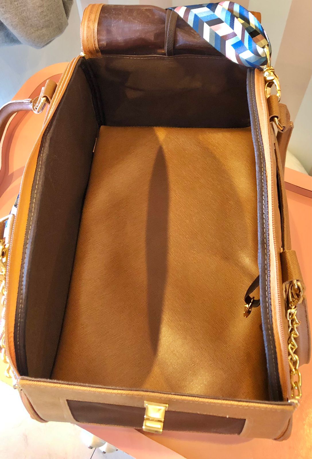 Bolsa Transpote Caramelo
