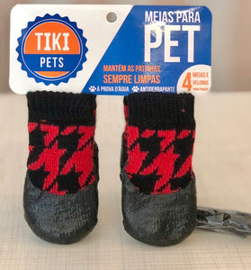 Meia Anti-Derrapante Gatos e Cachorros Tiki Pet Tamanho:5