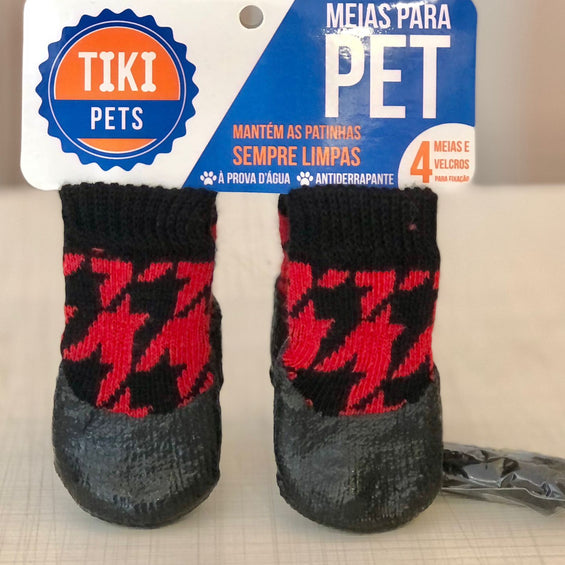 Meia Anti-Derrapante Gatos e Cachorros Tiki Pet Tamanho:3