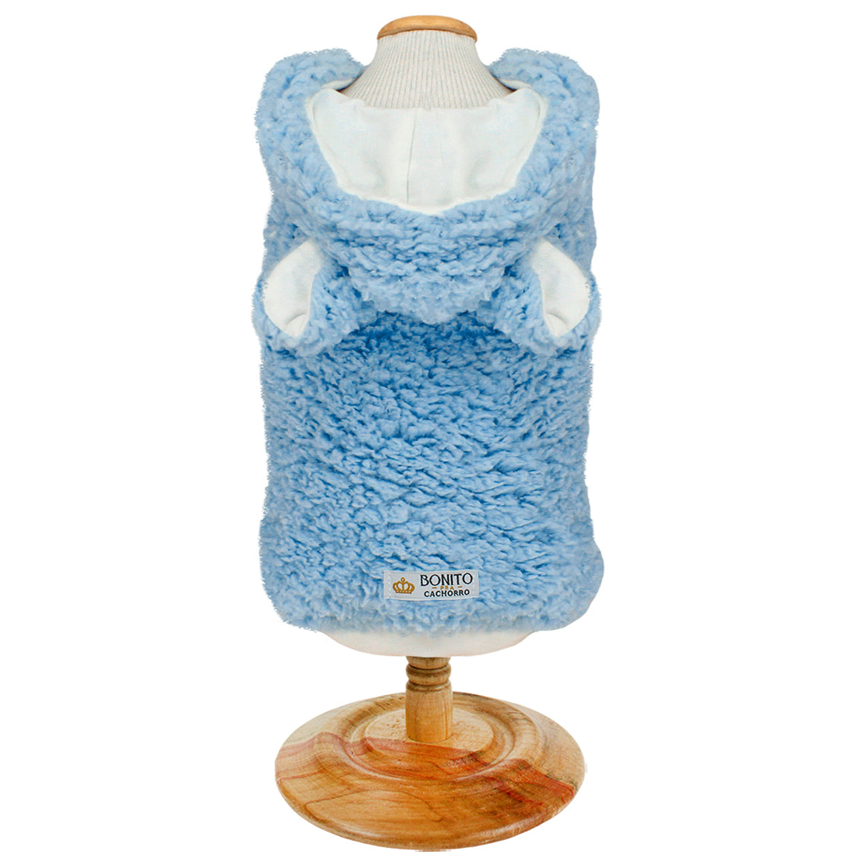 Casaco Pelúcia Urso Azul