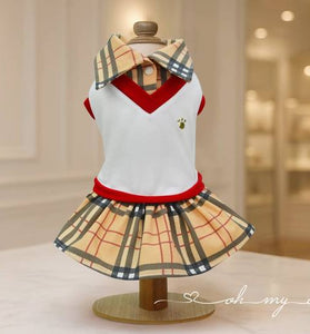 Vestido Colegial Xadrez