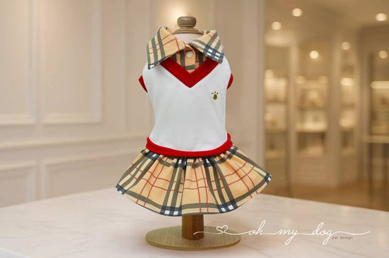 Vestido Colegial Xadrez