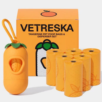 Conjunto Cata Caca Dispenser e Sacos (1 dispenser + 7 rolos) Vetreska