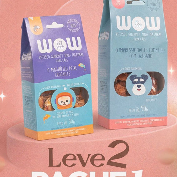 Petisco Gourmet WOW para Cães