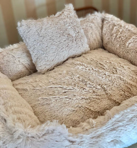 Cama Theodoros Nuven Retangular bege