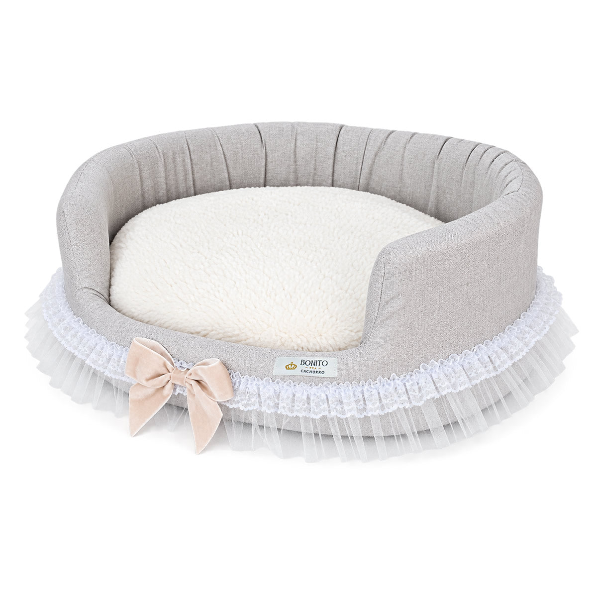 Berço Linen Cinza
