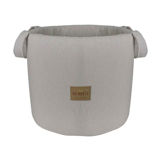 Cesto Para Brinquedo Toy Linen Bege