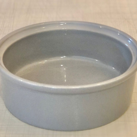 Comedouro Cerâmica Cinza