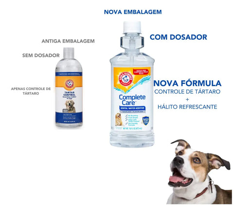 Aditivo para agua Arm&Hammer Anti-Tartato para Cachorro 473 ml