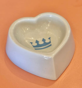 Comedouro Coração de Porcelana