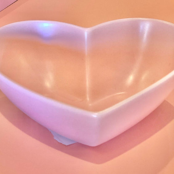 Comedouro Coração Rosa