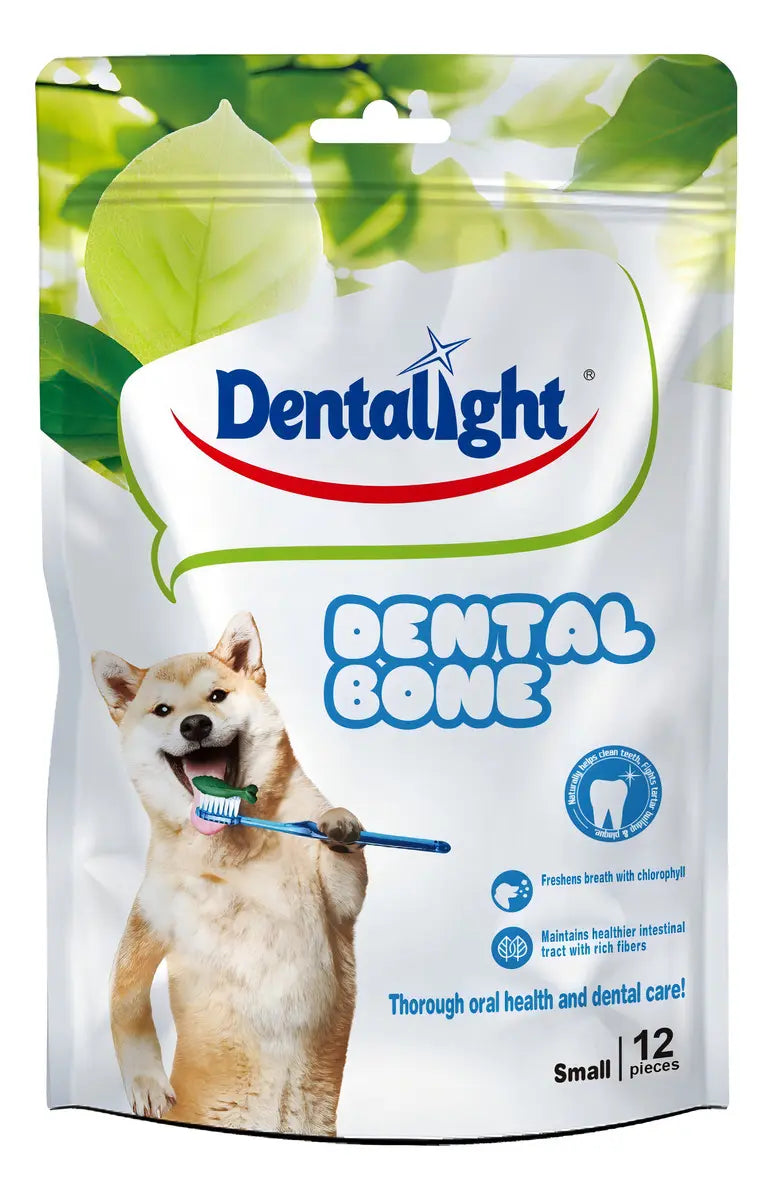 Petisco para Cães Dentalight Dental Bone Tam. P – 12 Unidades