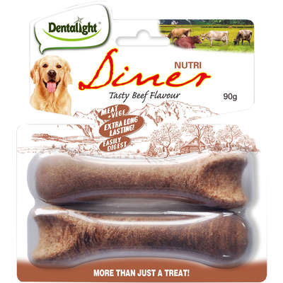 Petisco Dentalight Nutri Diner Sabor Carne para Cães