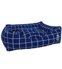 Cama Retangular Pata Chic Grid - Marinho