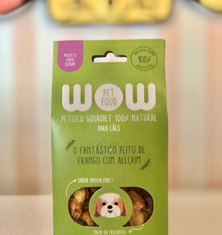 Wow Petisco Gourmet 100% Natural para Cães