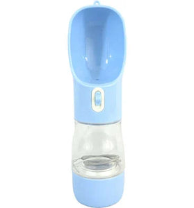 Garrafa Portátil com Alça e Porta Petisco