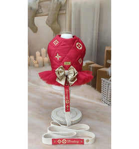 PEITORAL/VESTIDO ENCANTO VERMELHO