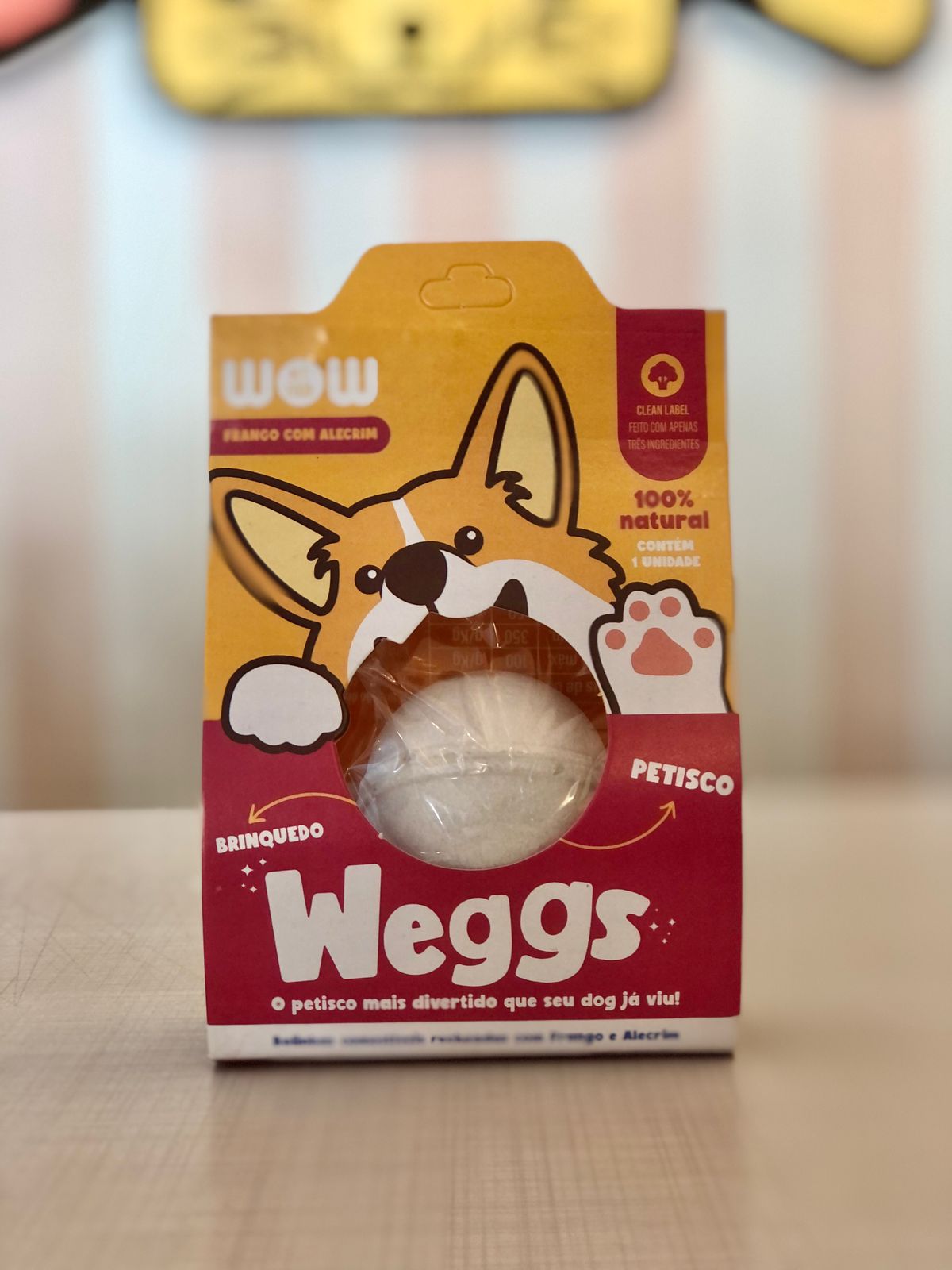 Petisco Natural Wow Pet Food Weggs para Cães