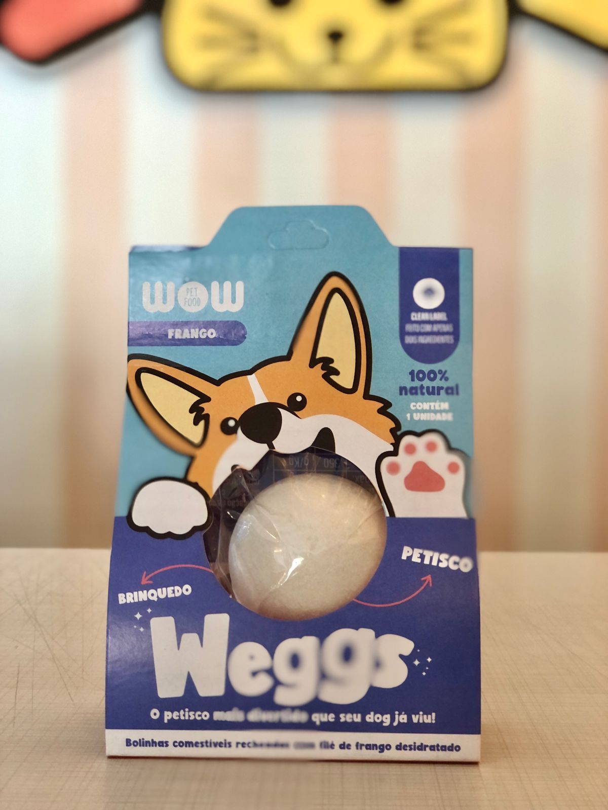 Petisco Natural Wow Pet Food Weggs para Cães
