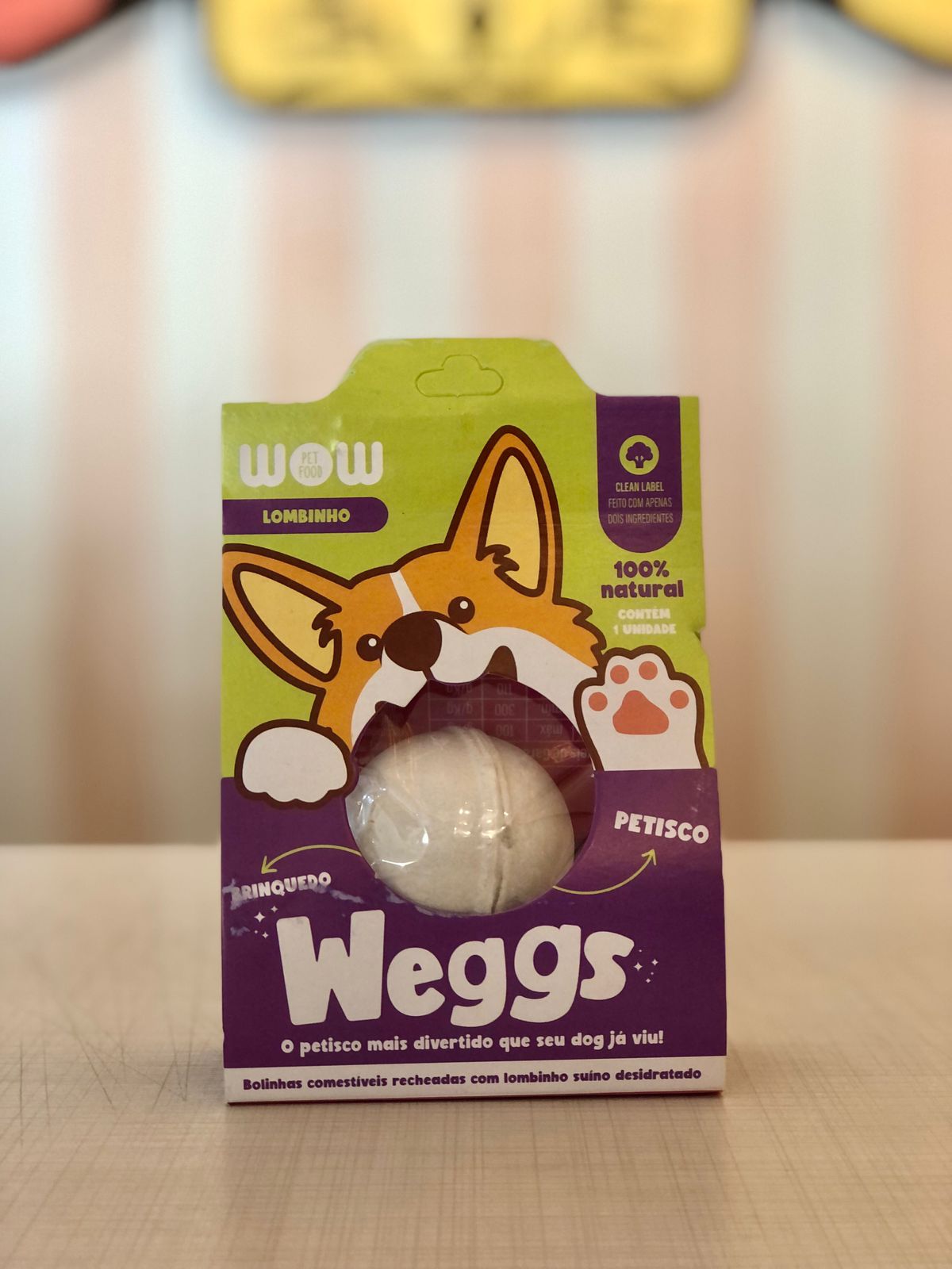 Petisco Natural Wow Pet Food Weggs para Cães