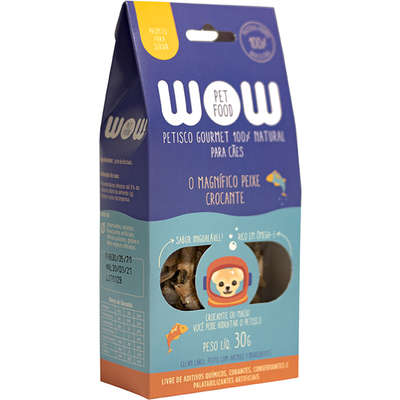 Wow Petisco Gourmet 100% Natural para Cães