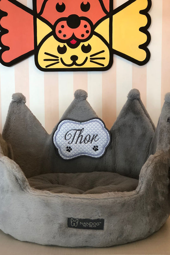 Cama Coroa em Tecido Nuvem Ultra Macio