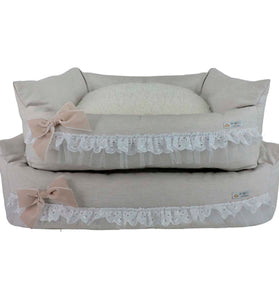 Cama Grace Linen Bege