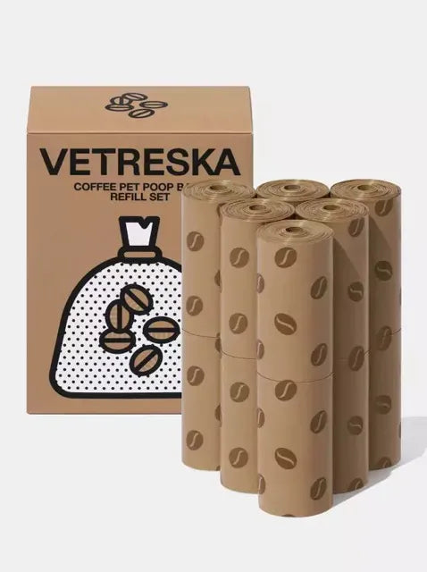 VETRESKA PET POOP BAGS REFILL SET (12 ROLLS)