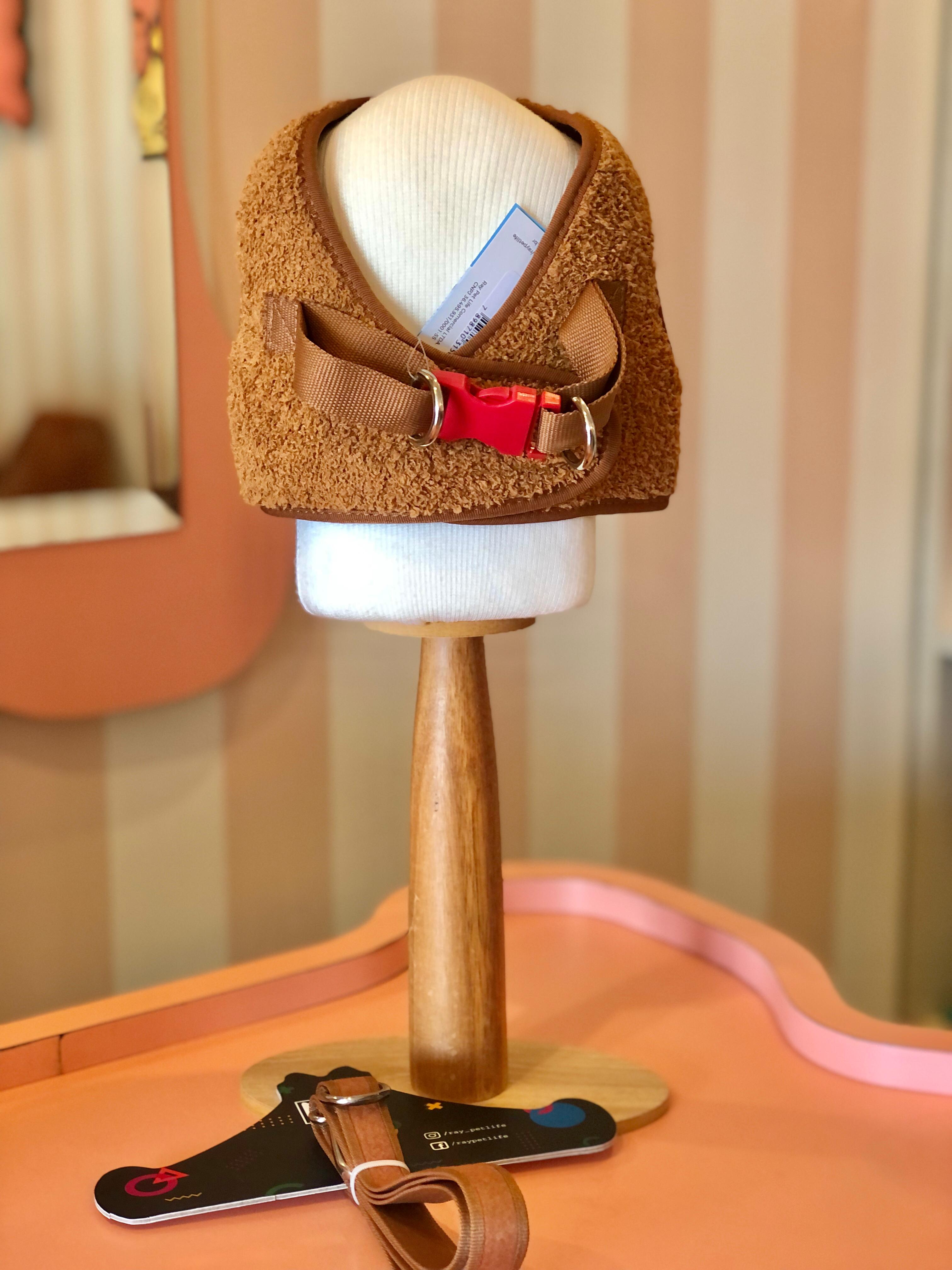 Peitoral Print + Guia - Teddy Marrom
