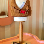 Peitoral Print + Guia - Teddy Marrom