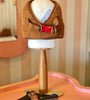 Peitoral Print + Guia - Teddy Marrom